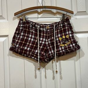 ASU Sun Devils Plaid Shorts
